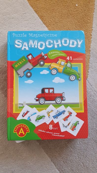 Puzzle magnetyczne samochody Alexander zabawki