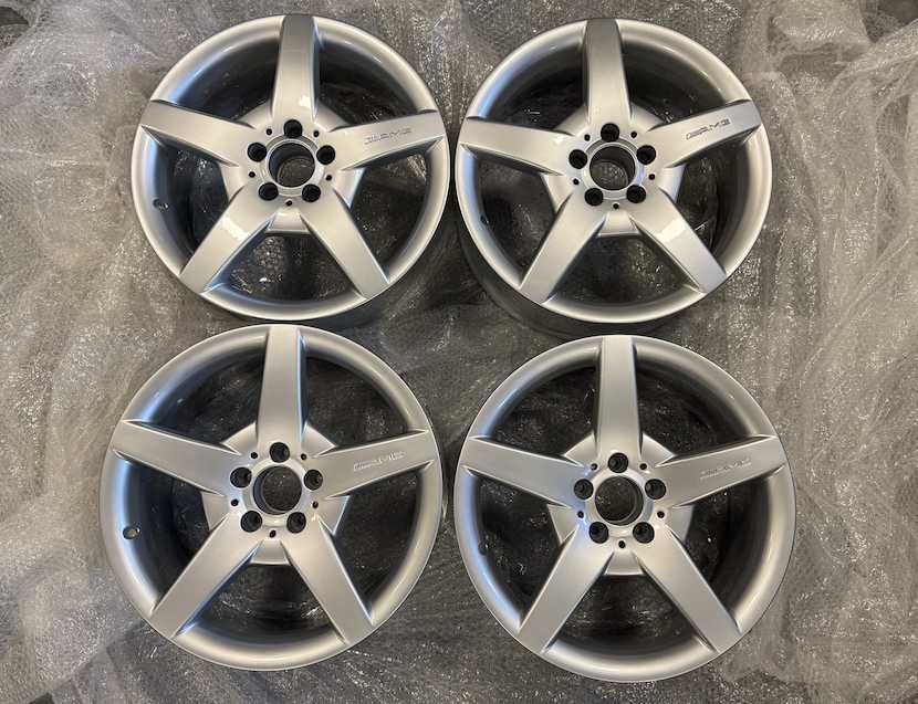 Komplet 4 szt Felgi AMG SLK, C, CLK - 7,5J x 18 ET37 oraz  8,5J x 18 ET30