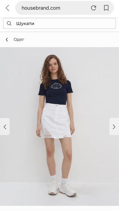 Джинсова спідниця House brand 100 % бавовна(XS)