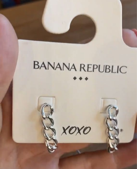 Серги Banana Republic