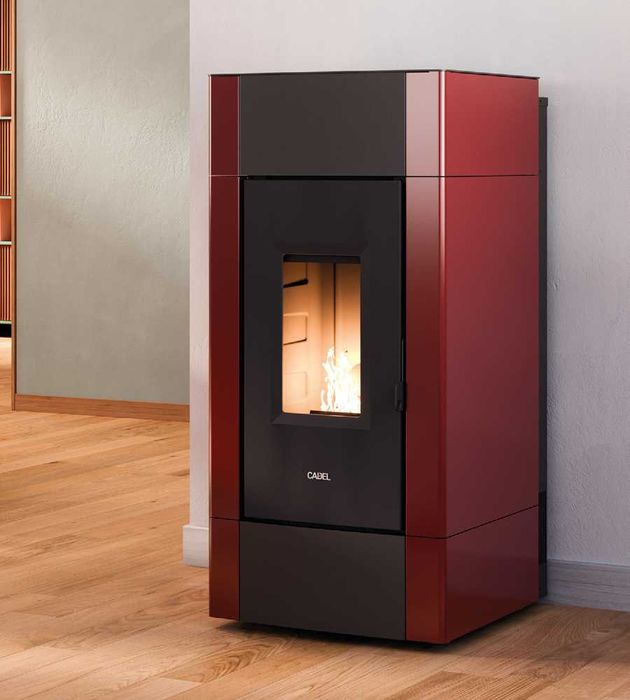 Piec kominek piecyk na pellet z dystrybucją DGP Cadel Cristal PLUS 9kw