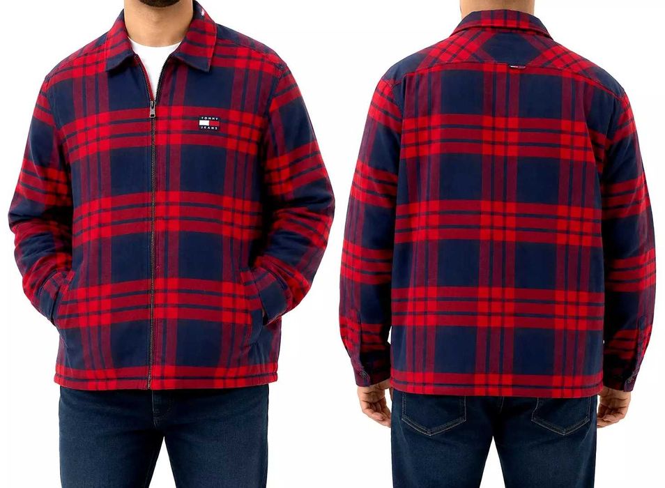 Tommy Hilfiger nowa męska koszula typu overshirt - Tommy Jeans bardzo duża oryg. rozmiar XXL
