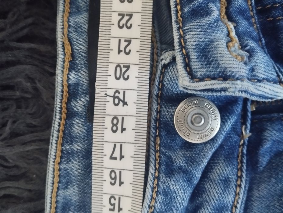 Spodnie damskie jeansy denim