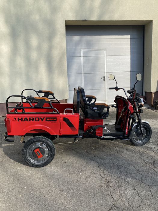 Електричний трицикл із кузовом CORSO HARDY-10 S 1200W-60V-38Ah