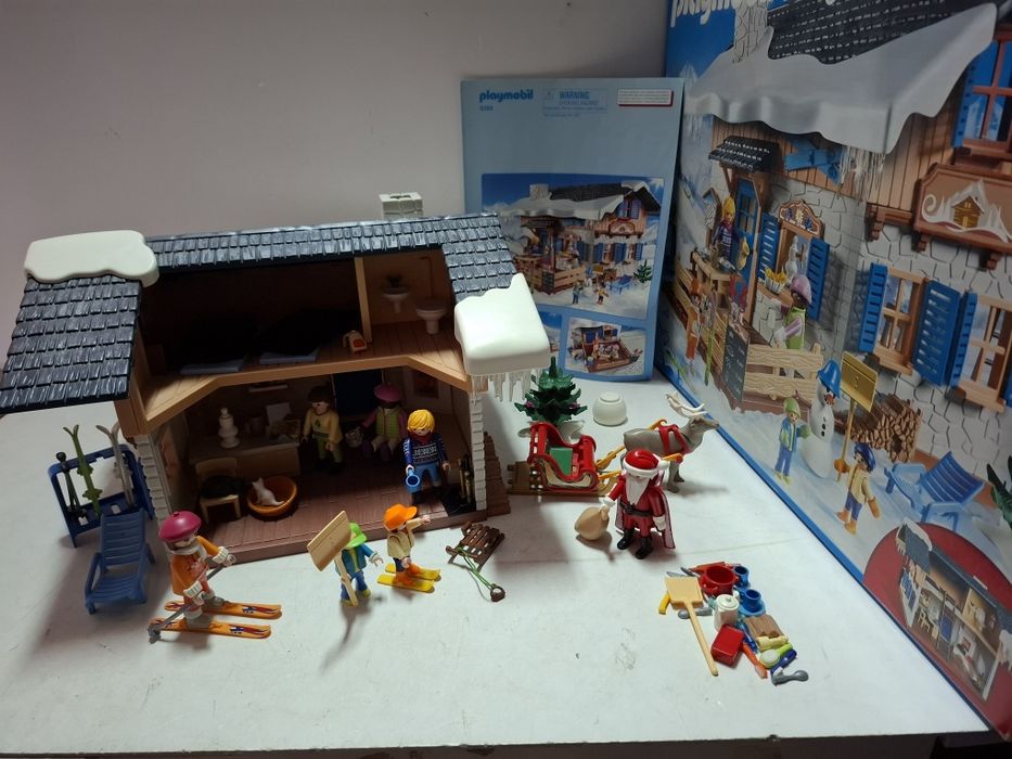 Playmobil schronisko w zimie