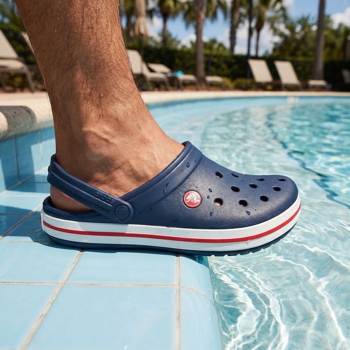 Оригінал! Крокси жіночі Crocs Сrocband Navy чоловічі крокси 36-45