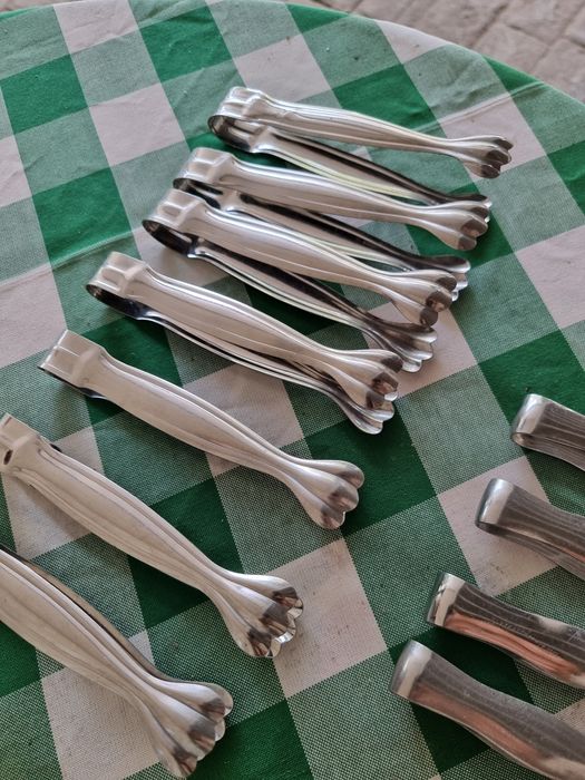 11 Pinças de gelo em inox