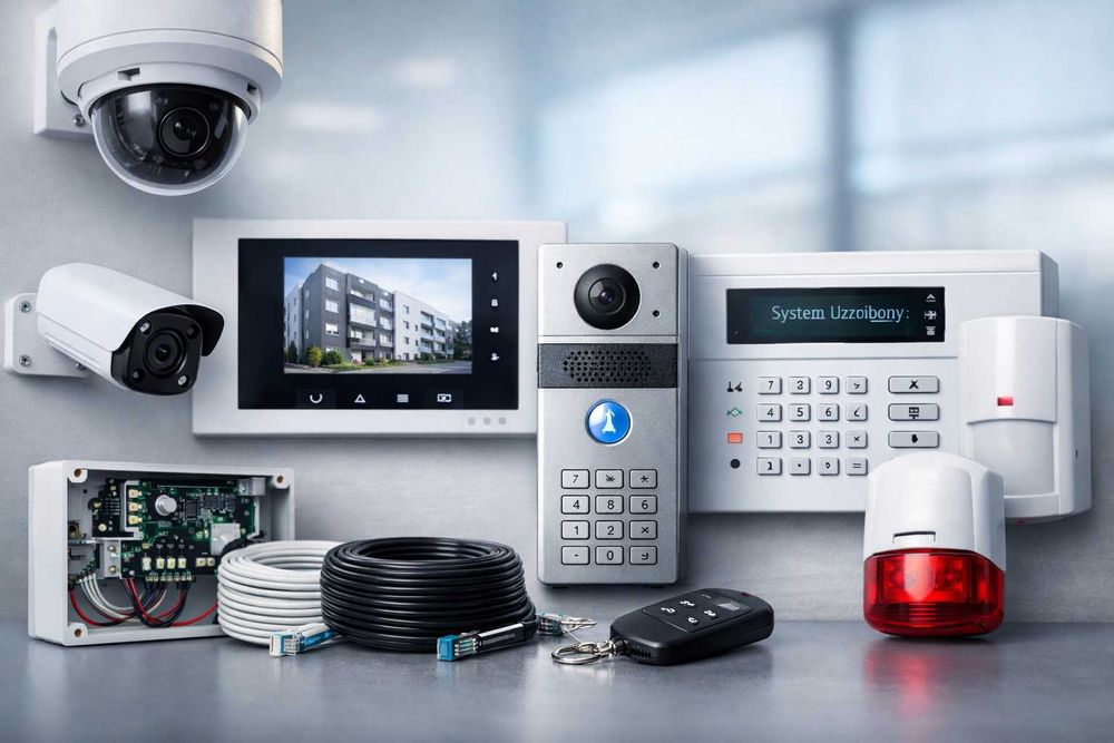 Monitoring, alarmy, domofony – instalacje niskoprądowe + elektryka