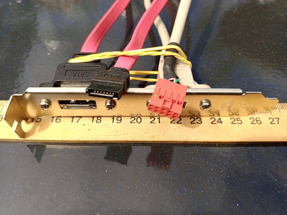 Планка для Пк SATA, ІЕЕЕ 1394  FireWire (Dupont 9 PIN).