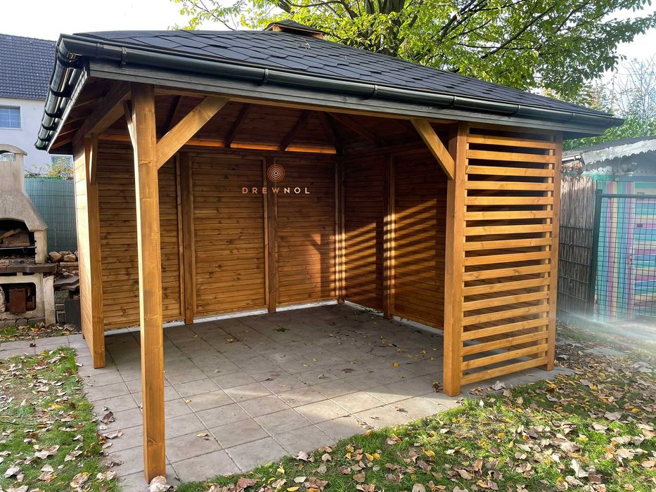 Altana ogrodowa, altanka, altany, wiata drewniana, domek,drewutnia 4x4