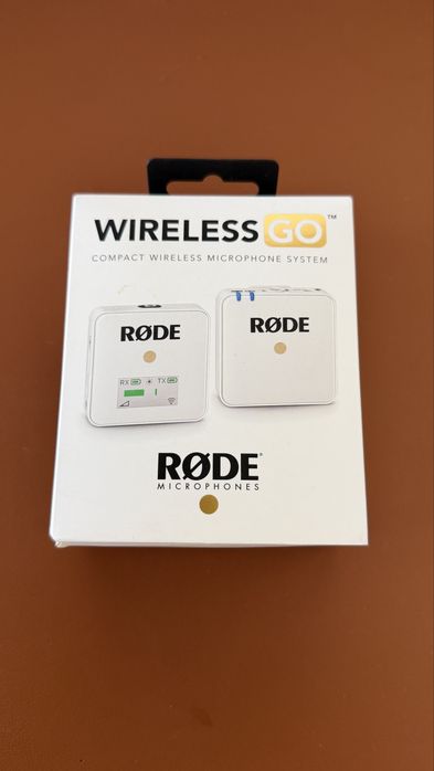 Wireless go mic Rode Branco + SC7 cabo + USB-C to Jack