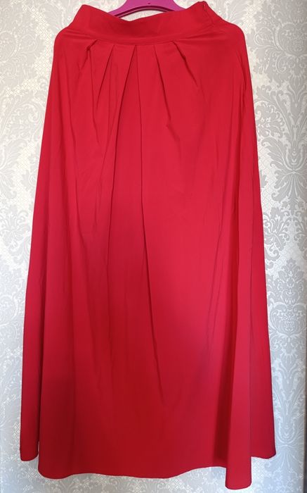 Жіноча сукня, довга, святкова, червона, топ і спідниця