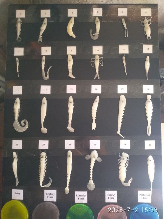 Przynęty gumowe, spinning, wędkarstwo, na drapieżniki, pstrąg, okoń