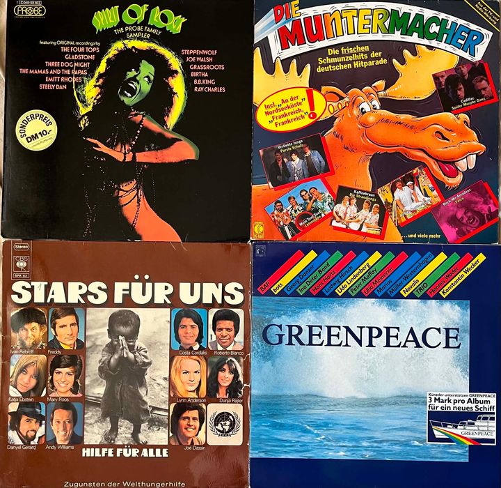 Платівки Elvis Presley Chuck Berry The Beatles Buddy Holly Bob Dylan The Beach Boys, etc