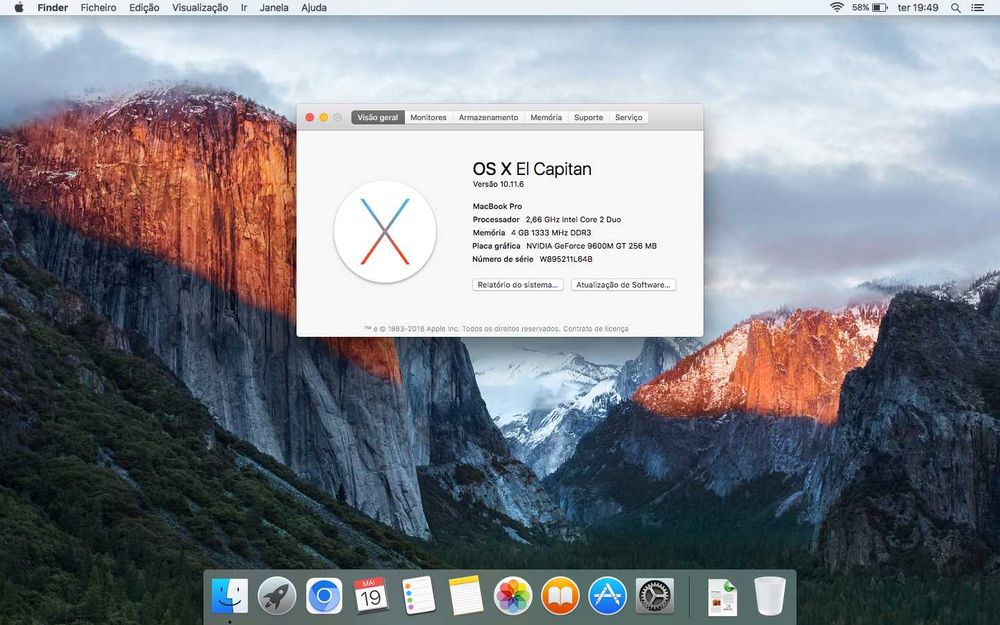 Macbook Pro 15 Polegadas
