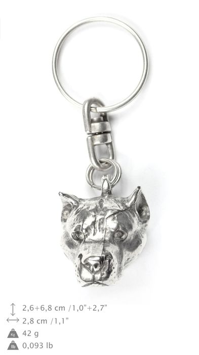 Amerykański Staffordshire terrier brelok do kluczy Art-Dog