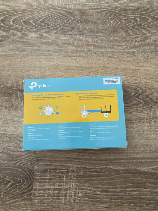 Adaptador USB wireless c/antenas duplas TP Link