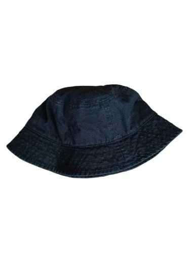 czarny bucket hat kapelusz 100% bawełna