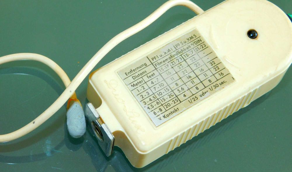 Antigo Flash Duo LUx 1960 fotografia vintage