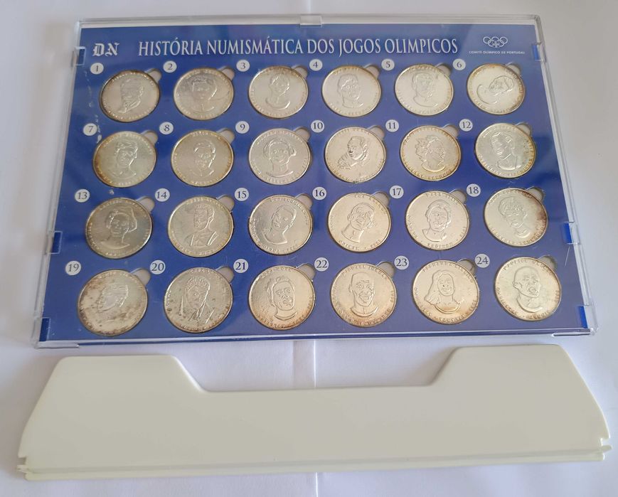História Numismática Jogos Olímpicos – 1896 a 2000 (24 moedas)