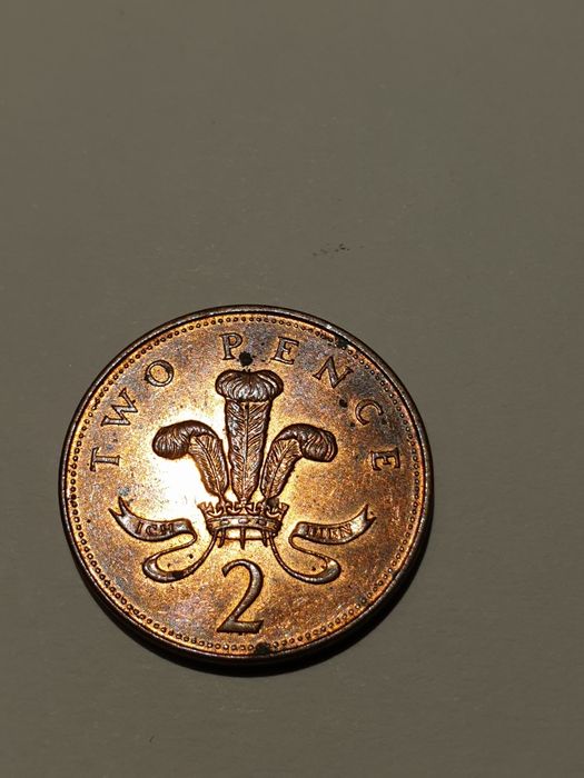 Kolekcjonerskia moneta Two Pence z roku 2007 Królowa Elżbieta ll.