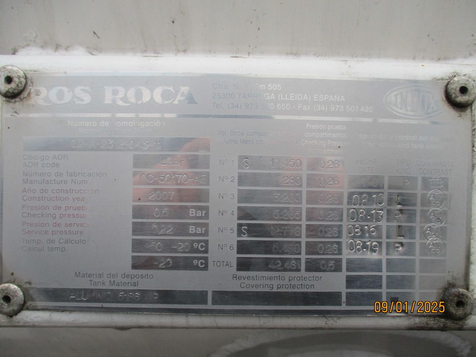 Напівпричіп цистерна ADR/продам бочку бензовоз/паливна Indox SC-3