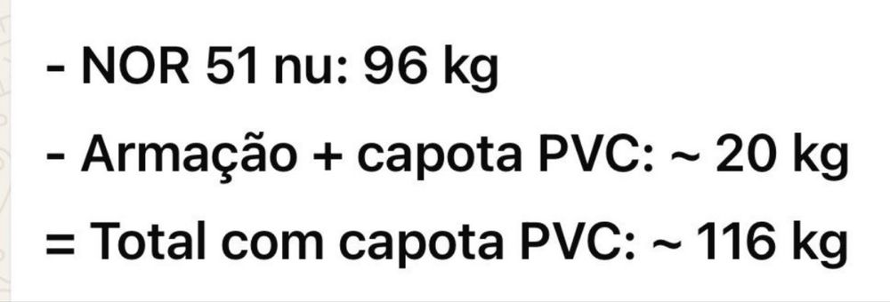 Reboque com cobertura PVC com amortecedor e fechadura