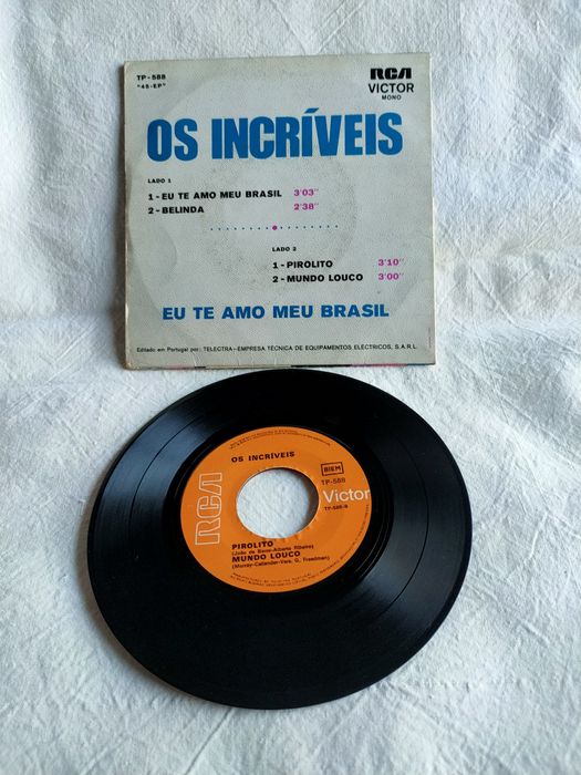 Disco Vinil Single - Os Incríveis