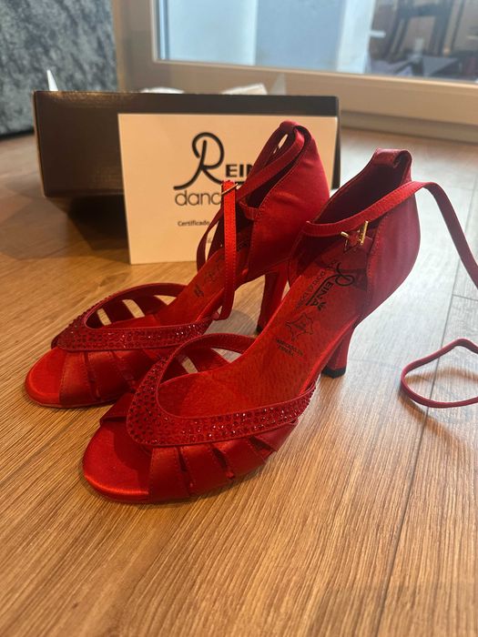 !! NOVO !! MANUEL REINA sapatos de dança exclusivos em couro !