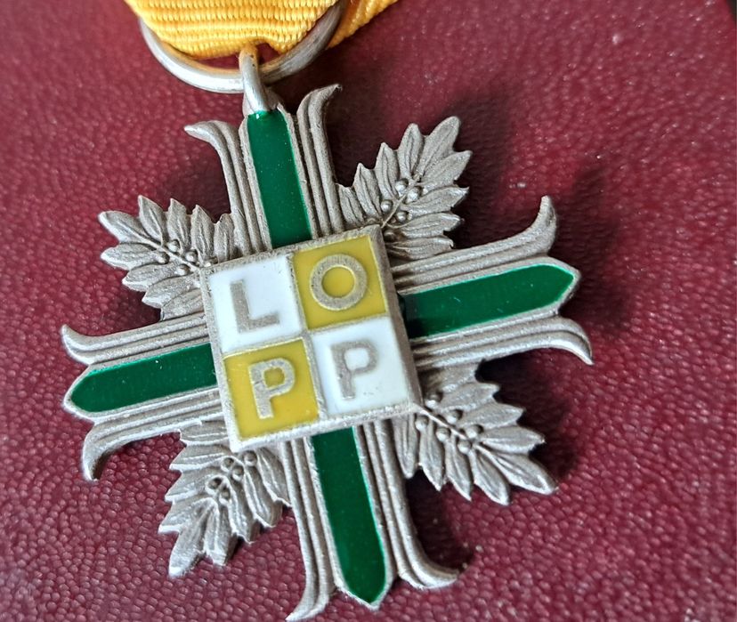 Medal za ZASŁUGI dla LOPP - stopień srebrny - II RP
