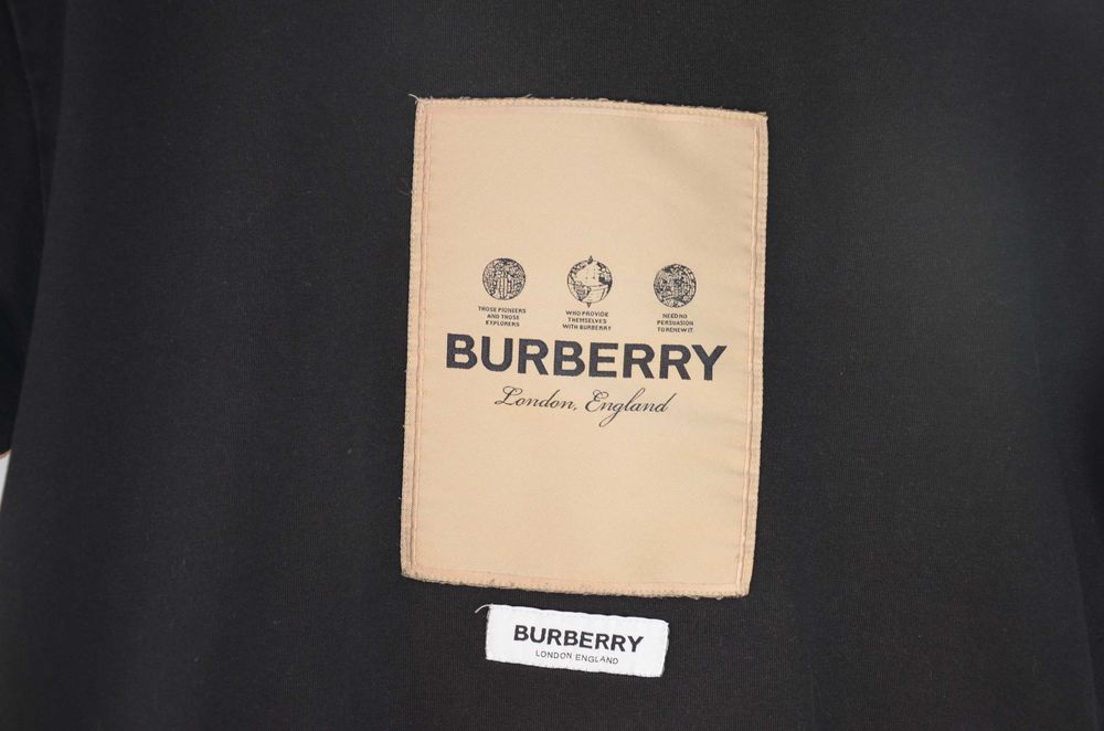 Burrbery t-shirt czarny r, M