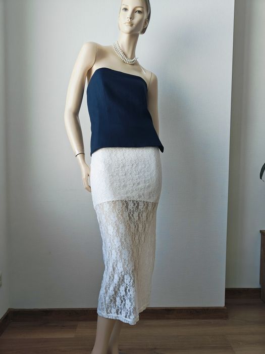 Мереживна гіпюрова спідниця