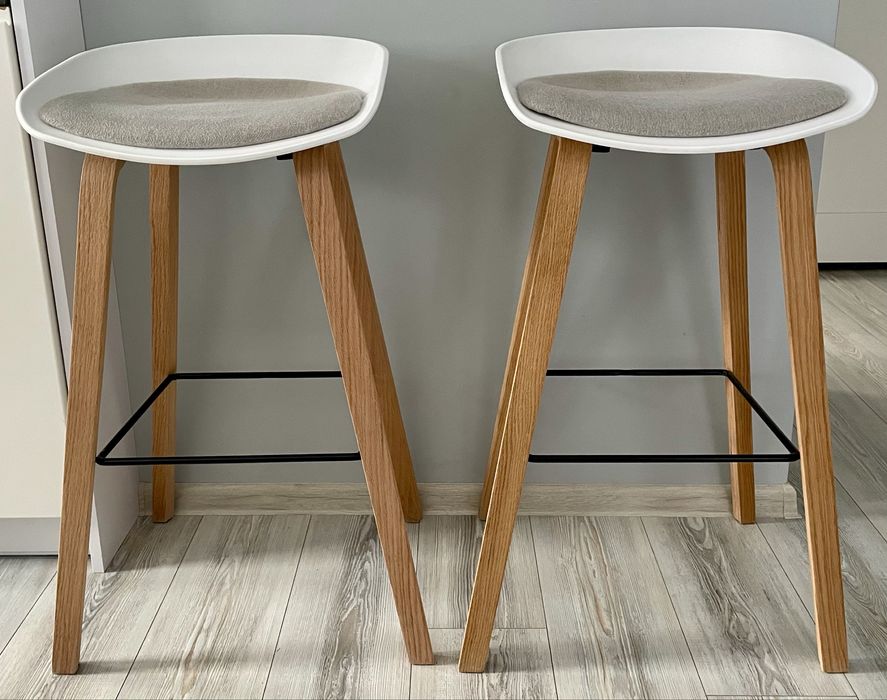 Hokery stylowe drewniane