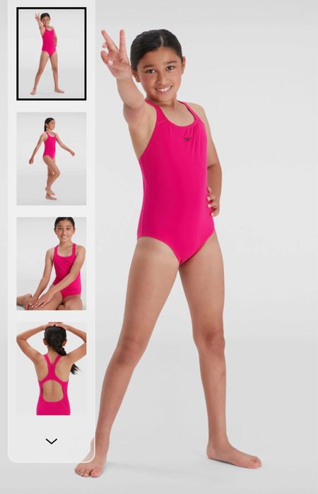 Спортивний купальник Speedo Pink Endurance+ 9/10 років