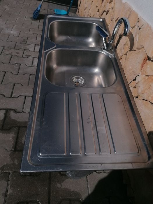 Lava louça com 2 pias