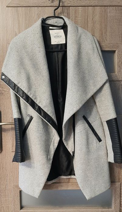 Siper Płaszcz damski na zamek Bershka roz s
