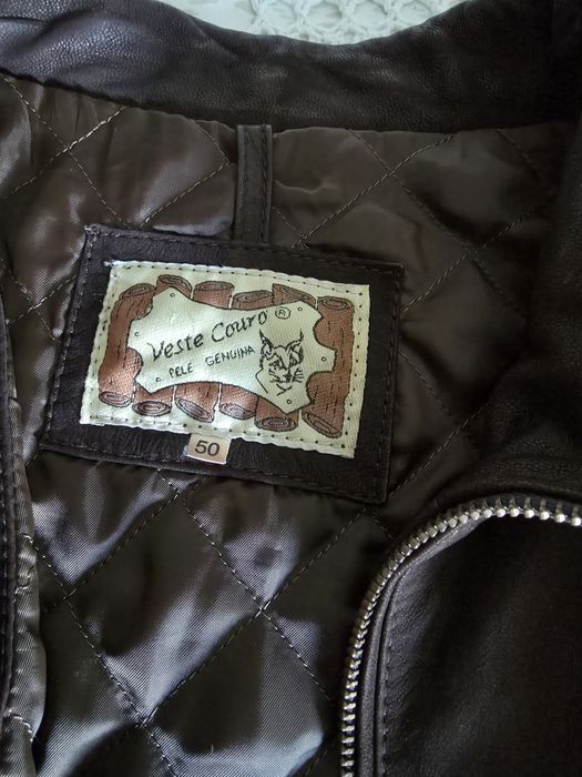 VEM AÍ O FRIO - Blazer em pele para homem