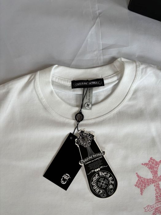 Футболка Chrome Hearts Хром Хартс Топ Біла Чорна Літо