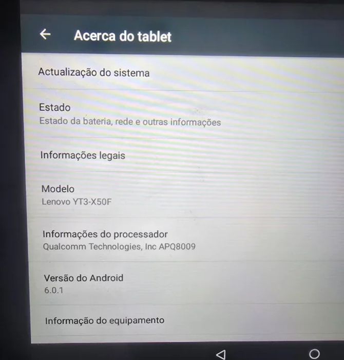 Tablet Lenovo 10 Polegadas