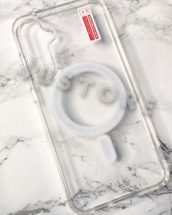 Чехол прозрачный Magsafe на Samsung S23 Plus S24 Plus чохол прозорий