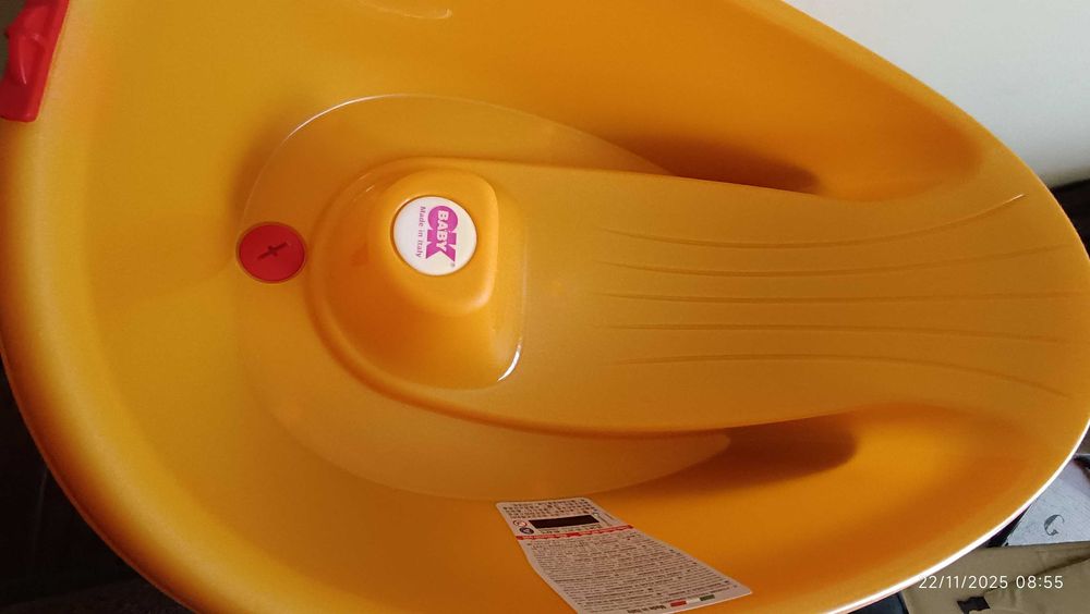 Banheira bebé com termômetro