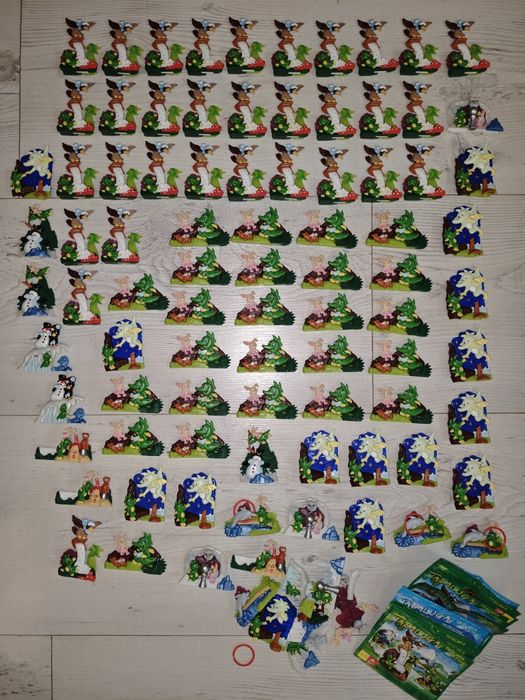 Tabsluga figurki Kinder niespodzianka mix
