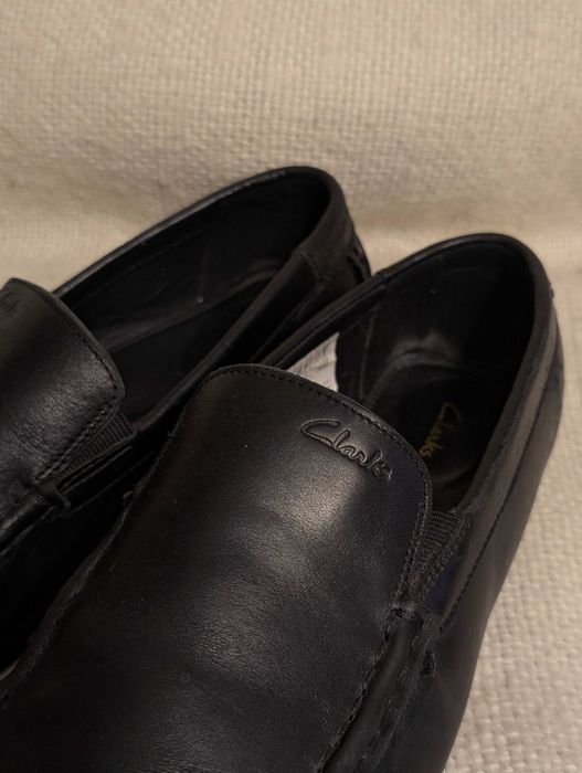 Mokasyny,  półbuty skórzane męskie Clarks