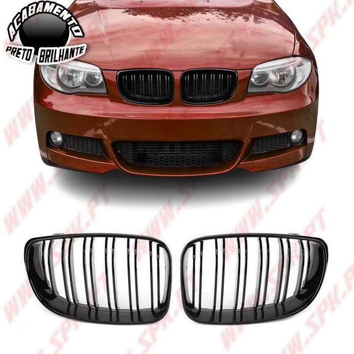 Grelhas Frontais BMW E81 / E82 / E87 / E88 - Look M-Performance - Novo