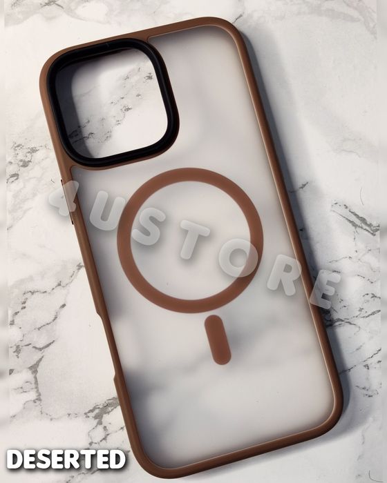 Чехол Metal Buttons Magsafe на iPhone 16 Pro Max матовый чохол матовий