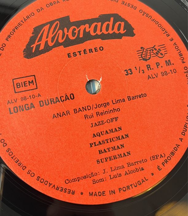 Anar Band Alvorada Vinyl, LP, Album 1977