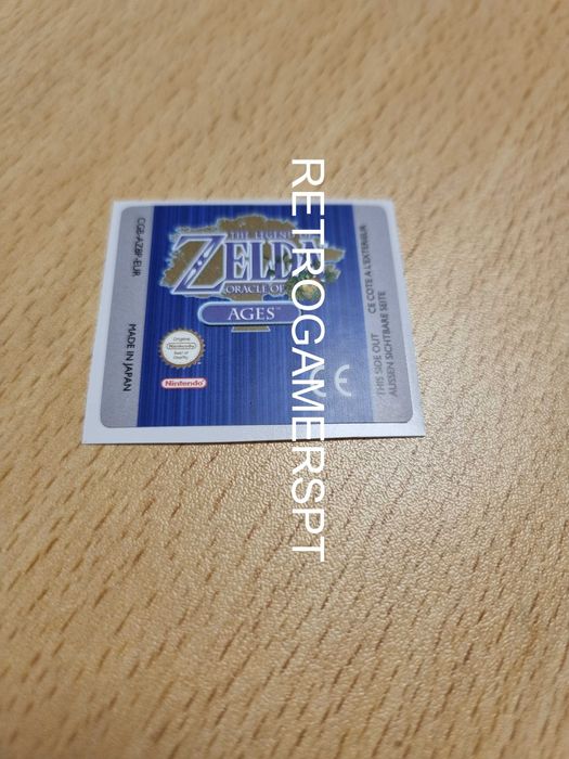 Label de reposição Zelda Oracle of Ages