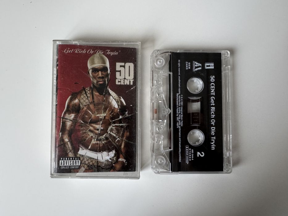 Kaseta magnetofonowa 50 cent get rich or die tryin