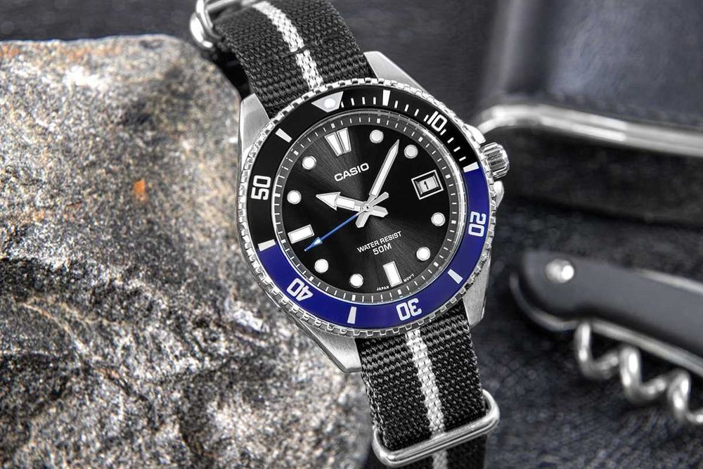 Nowy Zegarek Męski CASIO MDV-10C-1A2VEF Diver Sportowy BOX