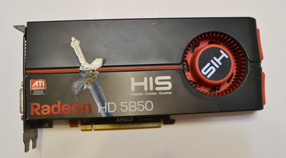 Відеокарта HIS Radeon HD 5850 (неробоча, на запчастини)